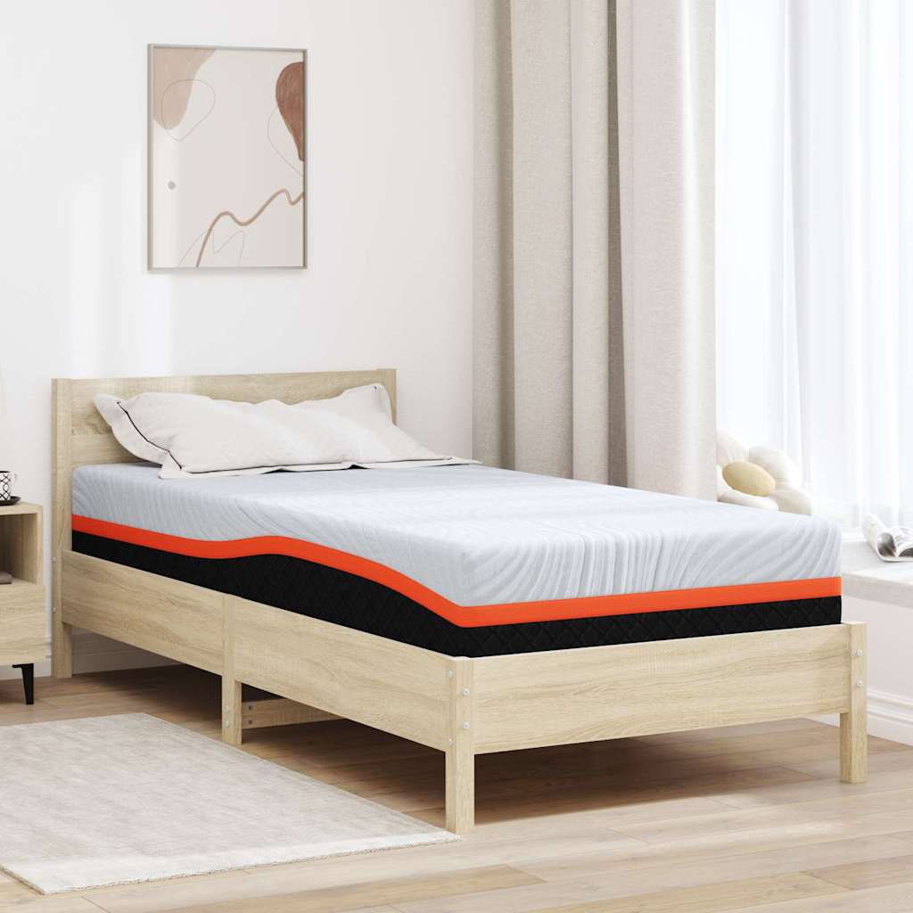 Στρώμα Λευκό και Γκρι 90 x 200 cm Ζακάρ ύφασμα - Pakobazaar