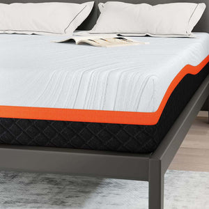 Στρώμα Λευκό και Γκρι 140 x 190 cm Ζακάρ ύφασμα - Pakobazaar