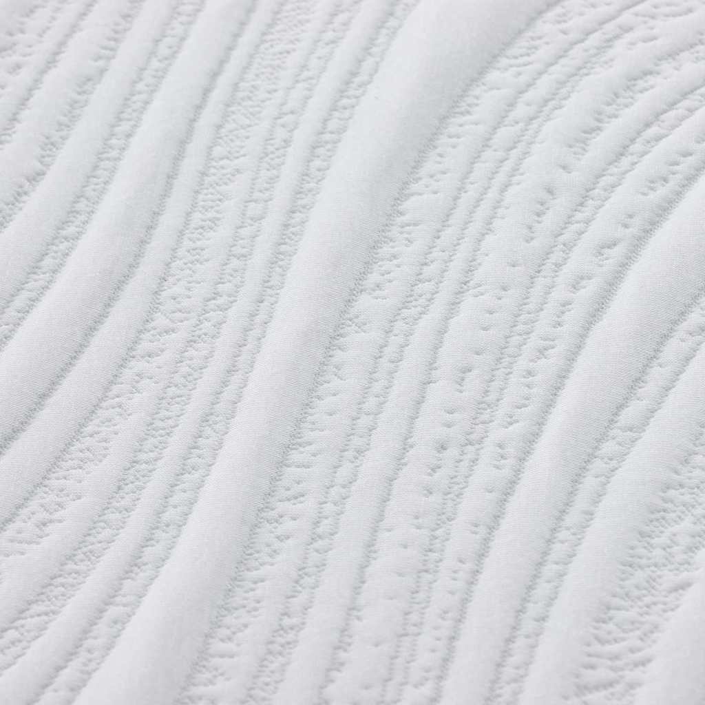 Στρώμα Λευκό και Γκρι 180 x 200 cm Ζακάρ ύφασμα - Pakobazaar