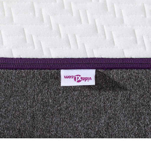 Στρώμα Λευκό και Γκρι 90 x 200 cm Ζακάρ ύφασμα - Pakobazaar