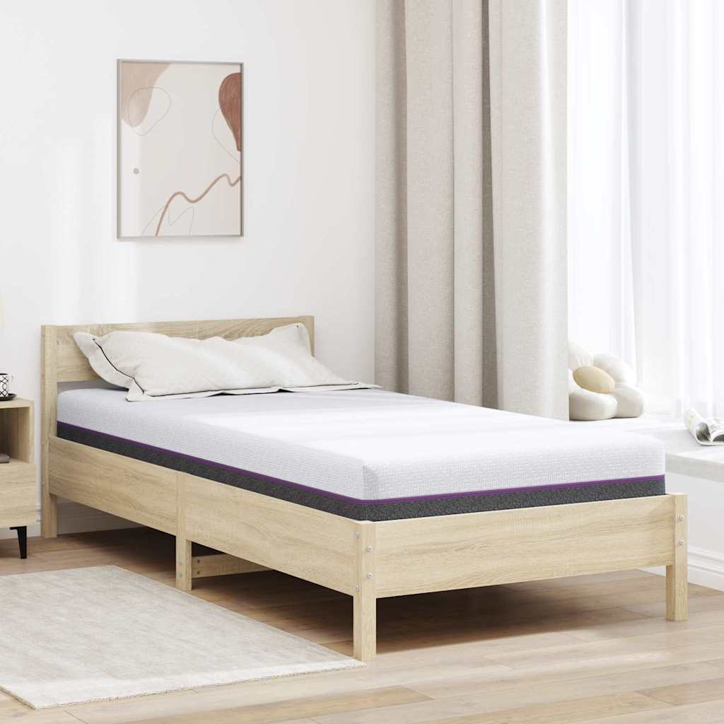 Στρώμα Λευκό και Γκρι 90 x 200 cm Ζακάρ ύφασμα - Pakobazaar