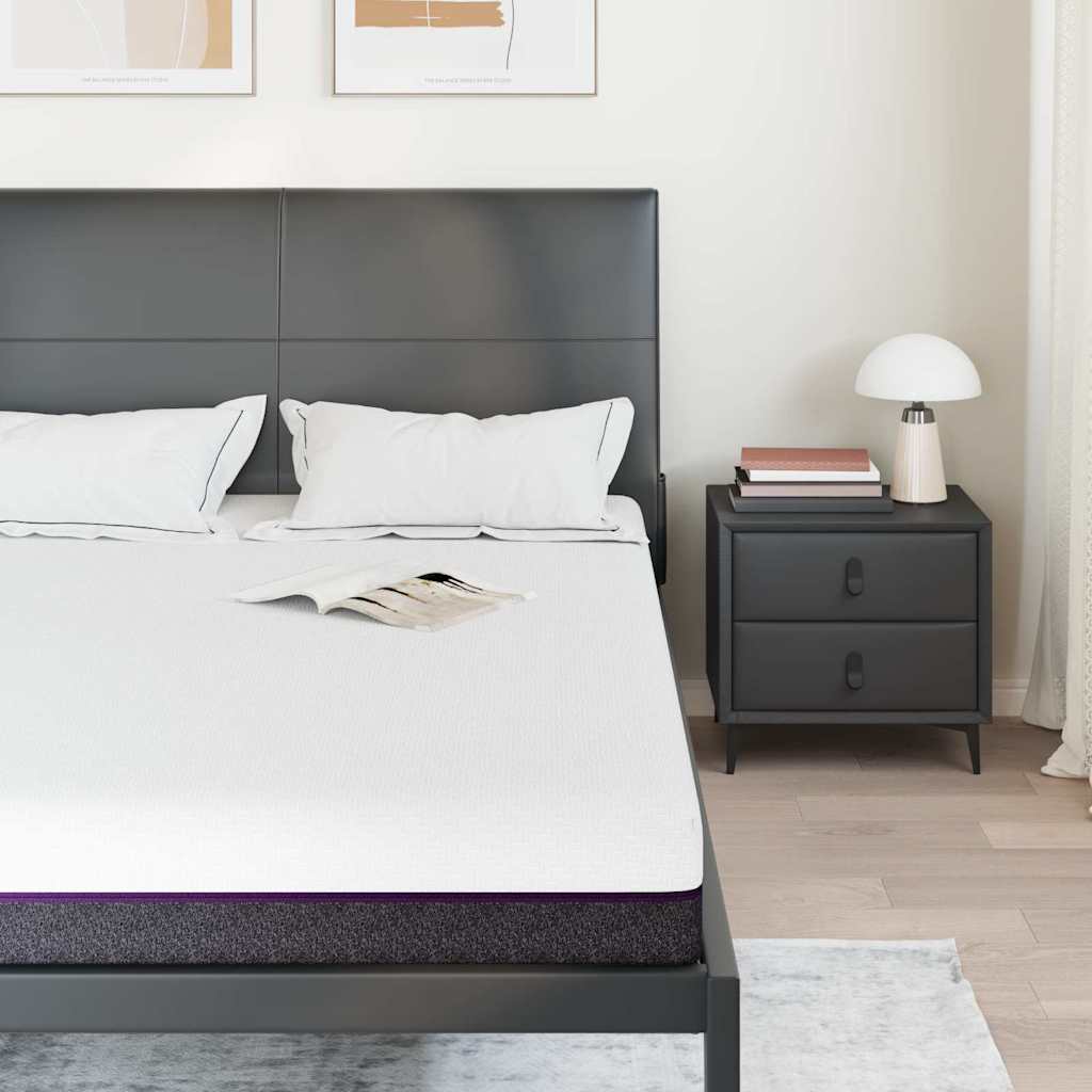 Στρώμα Λευκό και Γκρι 140 x 190 cm Ζακάρ ύφασμα - Pakobazaar