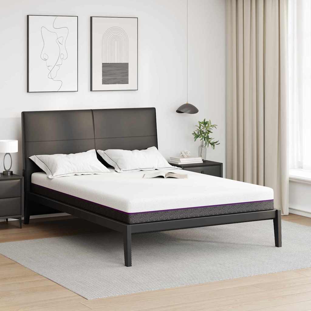 Στρώμα Λευκό και Γκρι 140 x 200 cm Ζακάρ ύφασμα - Pakobazaar