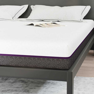 Στρώμα Λευκό και Γκρι 200 x 200 cm Ζακάρ ύφασμα - Pakobazaar