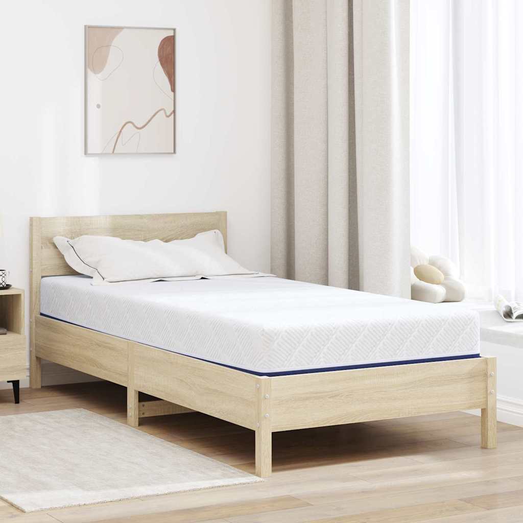 Στρώμα Λευκό και Μπλε 120 x 200 cm Ζακάρ ύφασμα - Pakobazaar