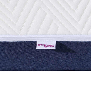 Στρώμα Λευκό και Μπλε 200 x 200 cm Ζακάρ ύφασμα - Pakobazaar