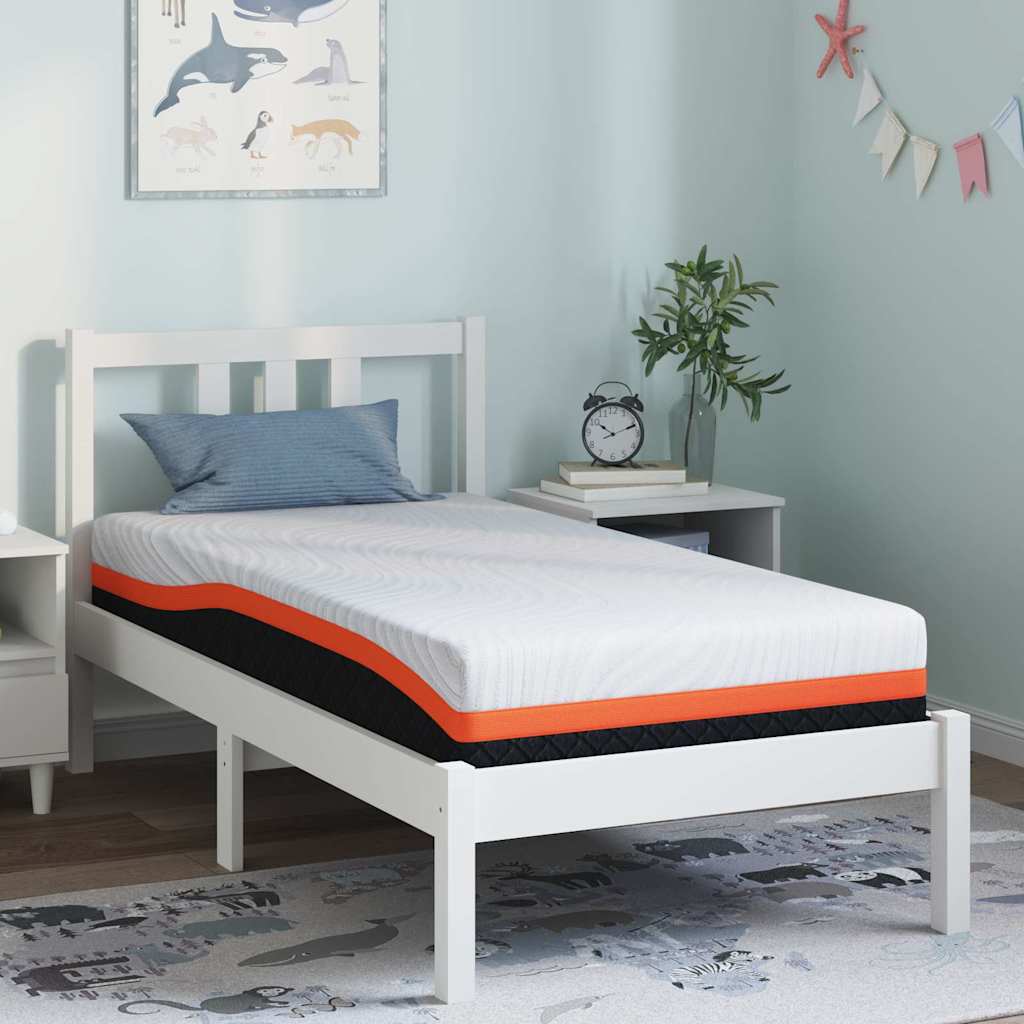 Στρώμα Λευκό και Μαύρο 80 x 160 cm Ζακάρ ύφασμα - Pakobazaar