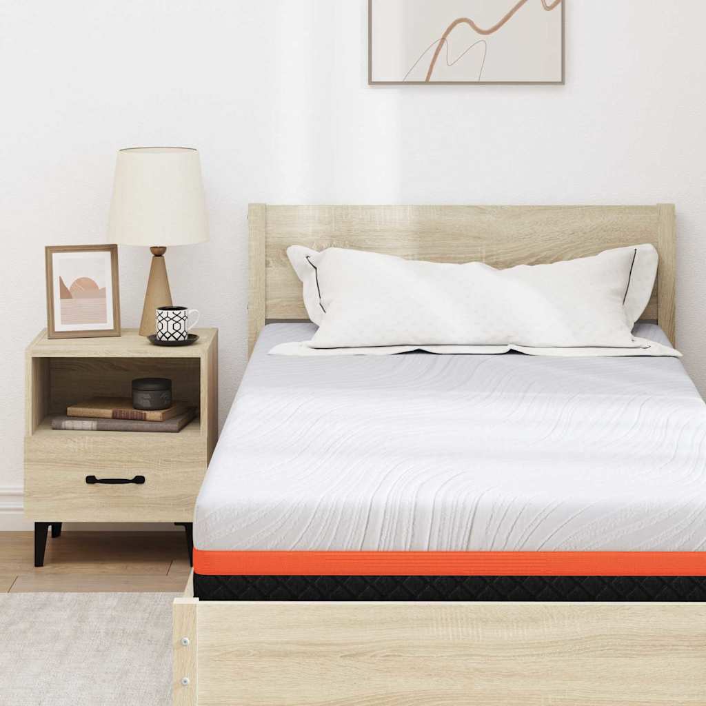 Στρώμα Λευκό και Μαύρο 90 x 190 cm Ζακάρ ύφασμα - Pakobazaar