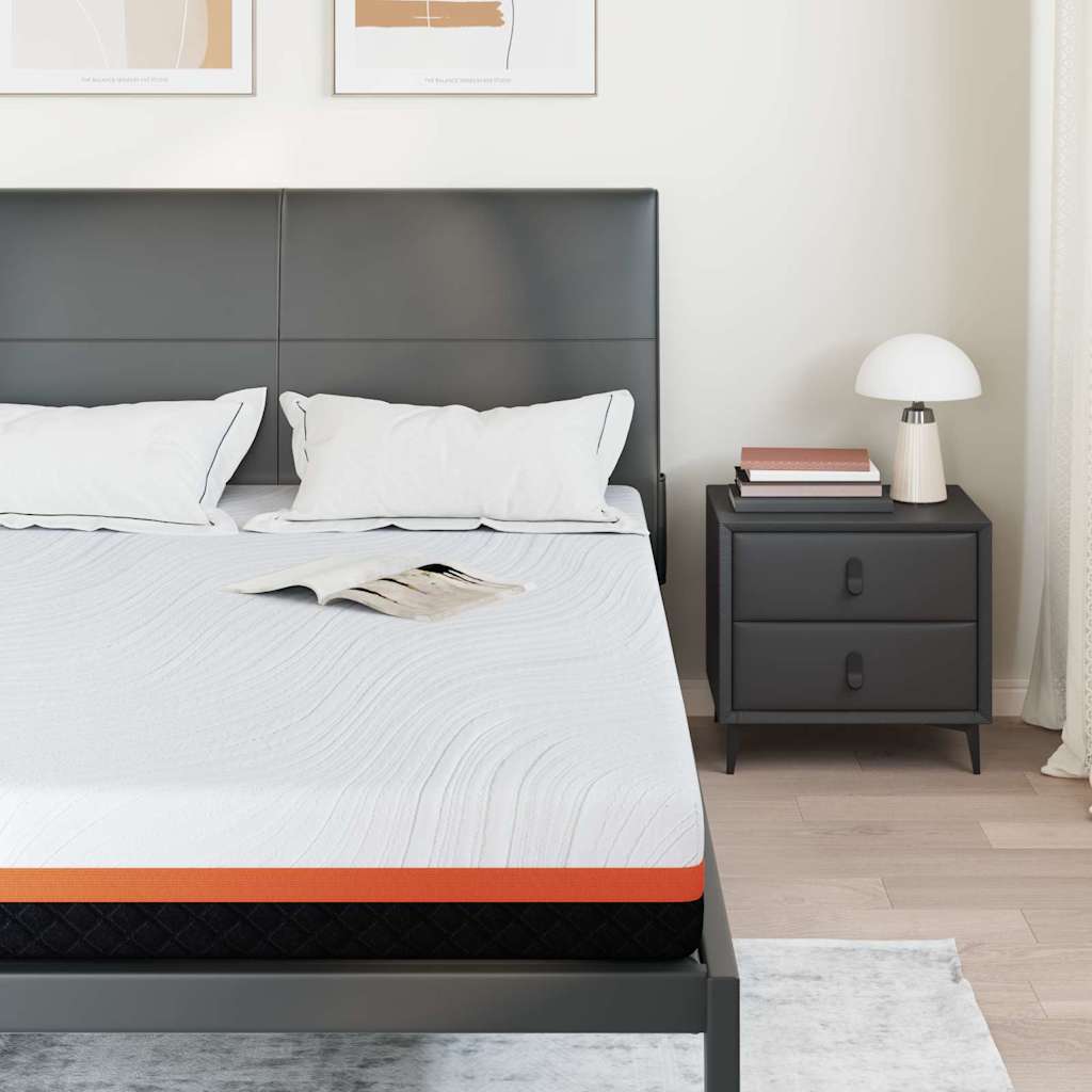 Στρώμα Λευκό και Μαύρο 140 x 190 cm Ζακάρ ύφασμα - Pakobazaar