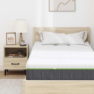 Στρώμα Λευκό και Γκρι 90 x 190 cm Ζακάρ ύφασμα - Pakobazaar