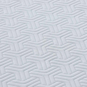 Στρώμα Λευκό και Γκρι 90 x 200 cm Ζακάρ ύφασμα - Pakobazaar