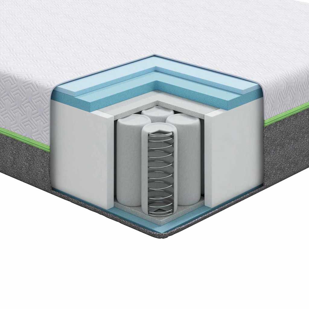 Στρώμα Λευκό και Γκρι 140 x 190 cm Ζακάρ ύφασμα - Pakobazaar