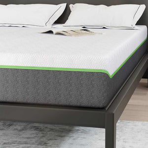 Στρώμα Λευκό και Γκρι 140 x 190 cm Ζακάρ ύφασμα - Pakobazaar