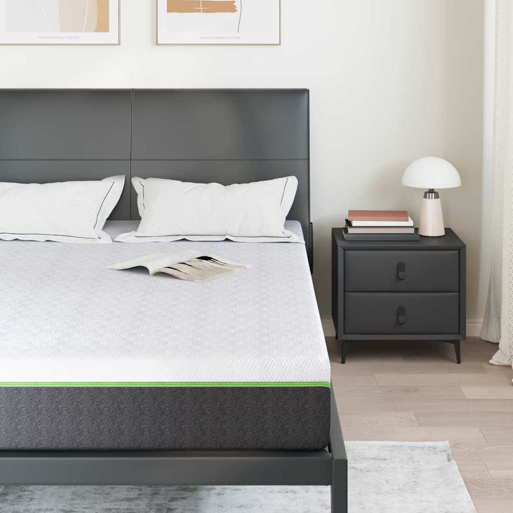 Στρώμα Λευκό και Γκρι 140 x 190 cm Ζακάρ ύφασμα - Pakobazaar