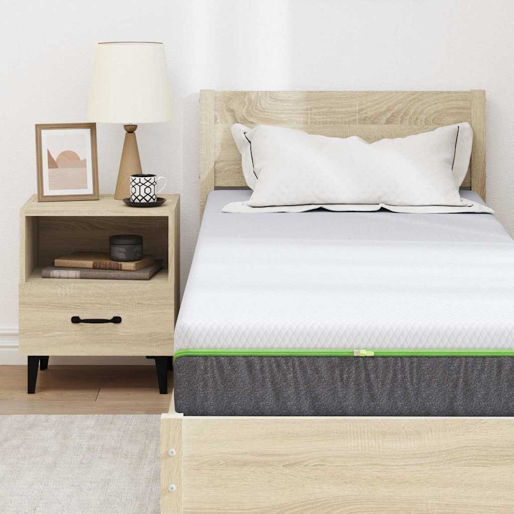 Στρώμα Λευκό και Γκρι 70 x 200 cm Ζακάρ ύφασμα - Pakobazaar