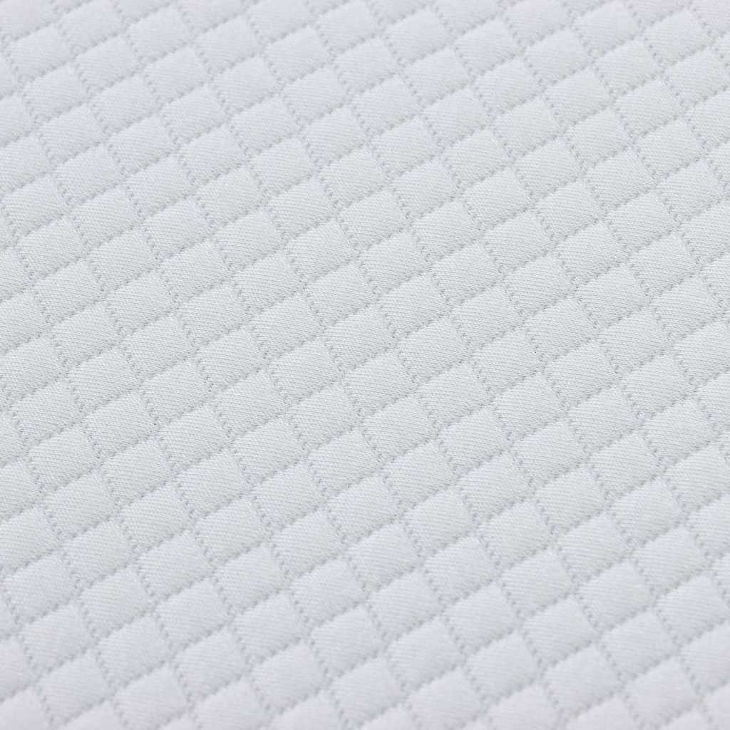 Στρώμα Λευκό και Γκρι 120 x 200 cm Ζακάρ ύφασμα - Pakobazaar