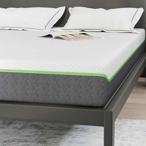 Στρώμα Λευκό και Γκρι 140 x 190 cm Ζακάρ ύφασμα - Pakobazaar