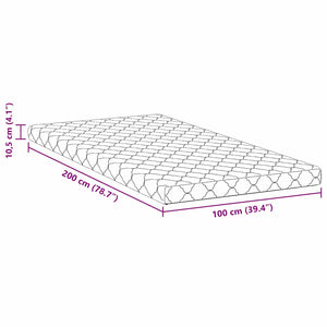 Στρώμα Λευκό 100 x 200 cm Ζακάρ ύφασμα - Pakobazaar