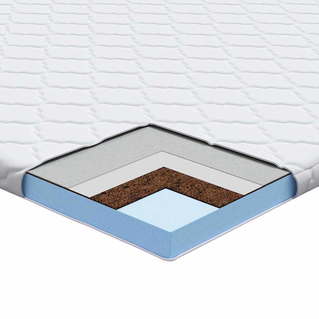 Κουβέρτα Καρύδας Λευκό 100 x 200 cm Ζακάρ ύφασμα - Pakobazaar