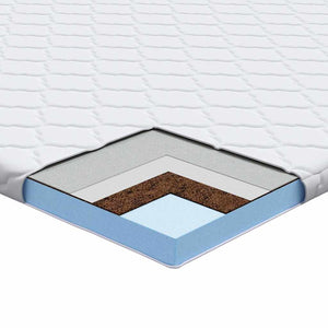Κουβέρτα Καρύδας Λευκό 120 x 200 cm Ζακάρ ύφασμα - Pakobazaar