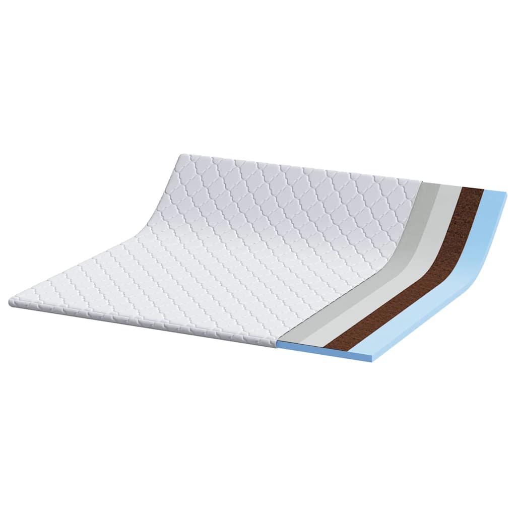 Κουβέρτα Καρύδας Λευκό 180 x 200 cm Ζακάρ ύφασμα - Pakobazaar