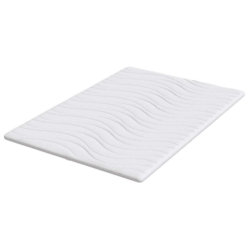 Στρώμα επικάλυψης Λευκό 160 x 200 cm Υφασμα Πλεκτό