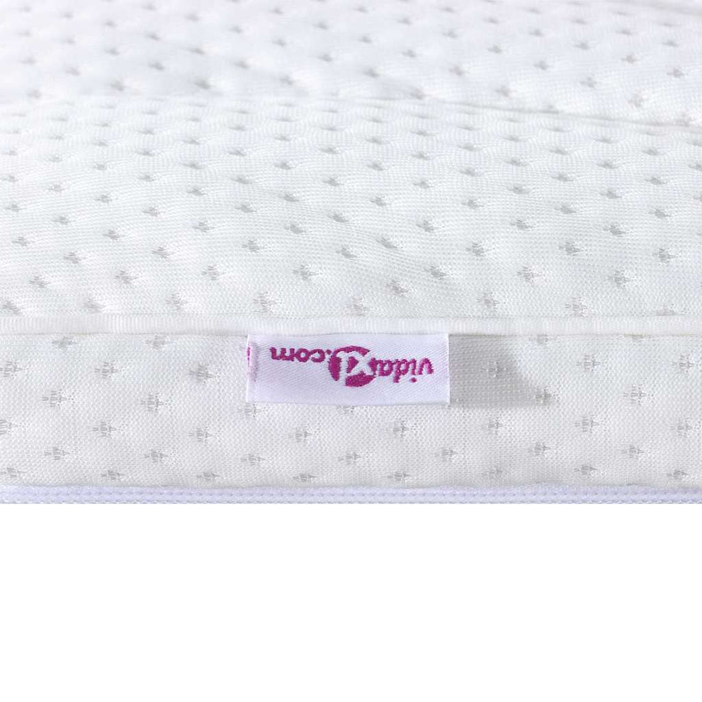 Στρώμα επικάλυψης Λευκό 180 x 200 cm Υφασμα Πλεκτό