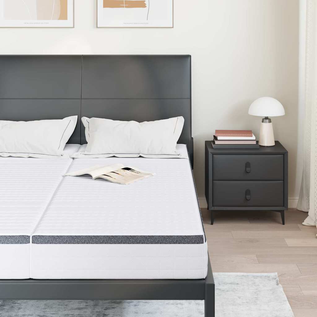 Στρώμα 2 pcs Λευκό και Γκρι 80 x 200 cm Σαμπρέλα Bonell