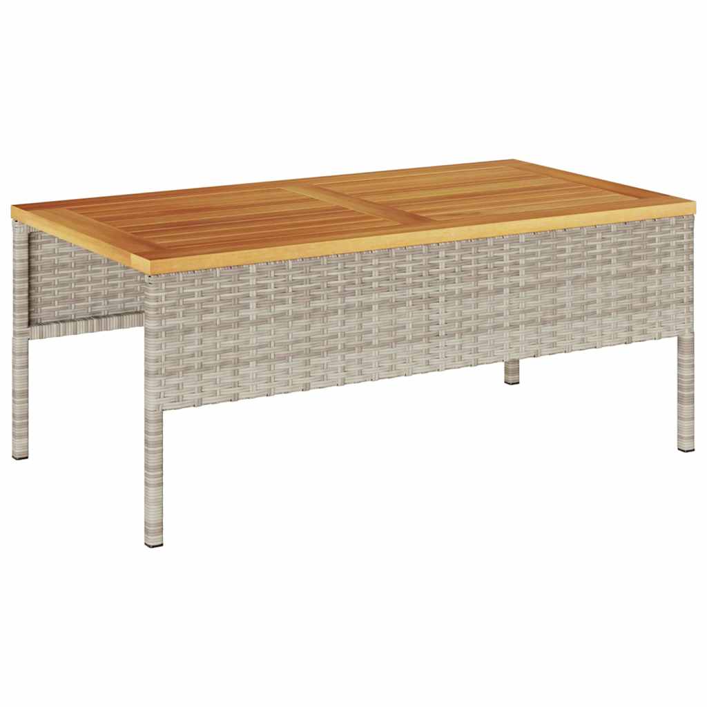 Σετ Καναπέ Κήπου με μαξιλάρι 6 pcs Ανοιχτό Γκρι και Σκούρο Γκρι