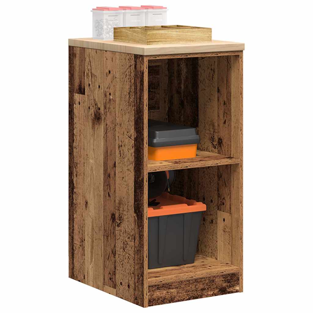 ντουλάπι αποθήκευσης γκαράζ 40x51x85 εκ μασίφ ξύλο πεύκο