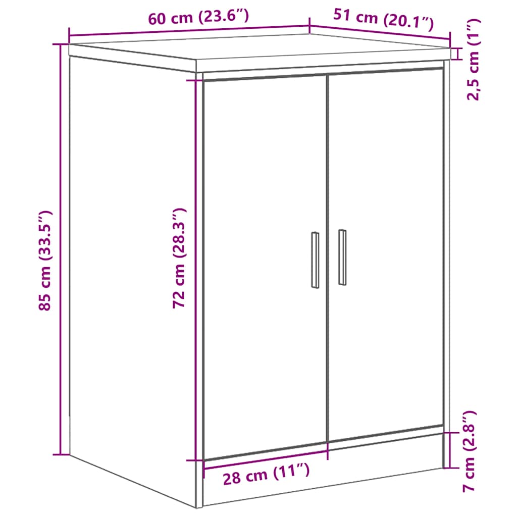 ντουλάπι αποθήκευσης γκαράζ 60x51x85 εκ μασίφ ξύλο πεύκο - Pakobazaar
