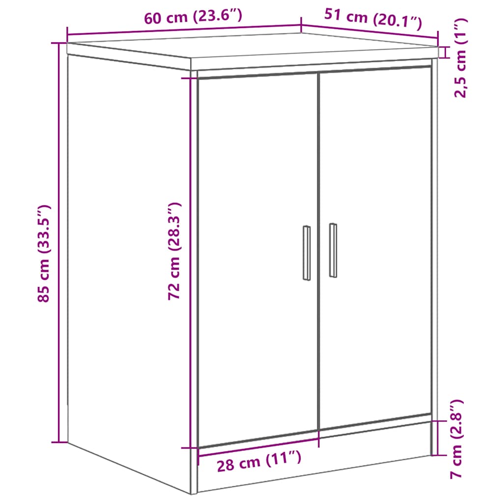 ντουλάπι αποθήκευσης γκαράζ 60x51x85 εκ μασίφ ξύλο πεύκο - Pakobazaar