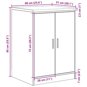 ντουλάπι αποθήκευσης γκαράζ 60x51x85 εκ μασίφ ξύλο πεύκο