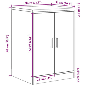 ντουλάπι αποθήκευσης γκαράζ 60x51x85 εκ μασίφ ξύλο πεύκο
