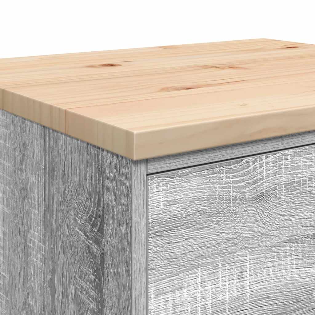 ντουλάπι αποθήκευσης γκαράζ 60x51x85 εκ μασίφ ξύλο πεύκο - Pakobazaar
