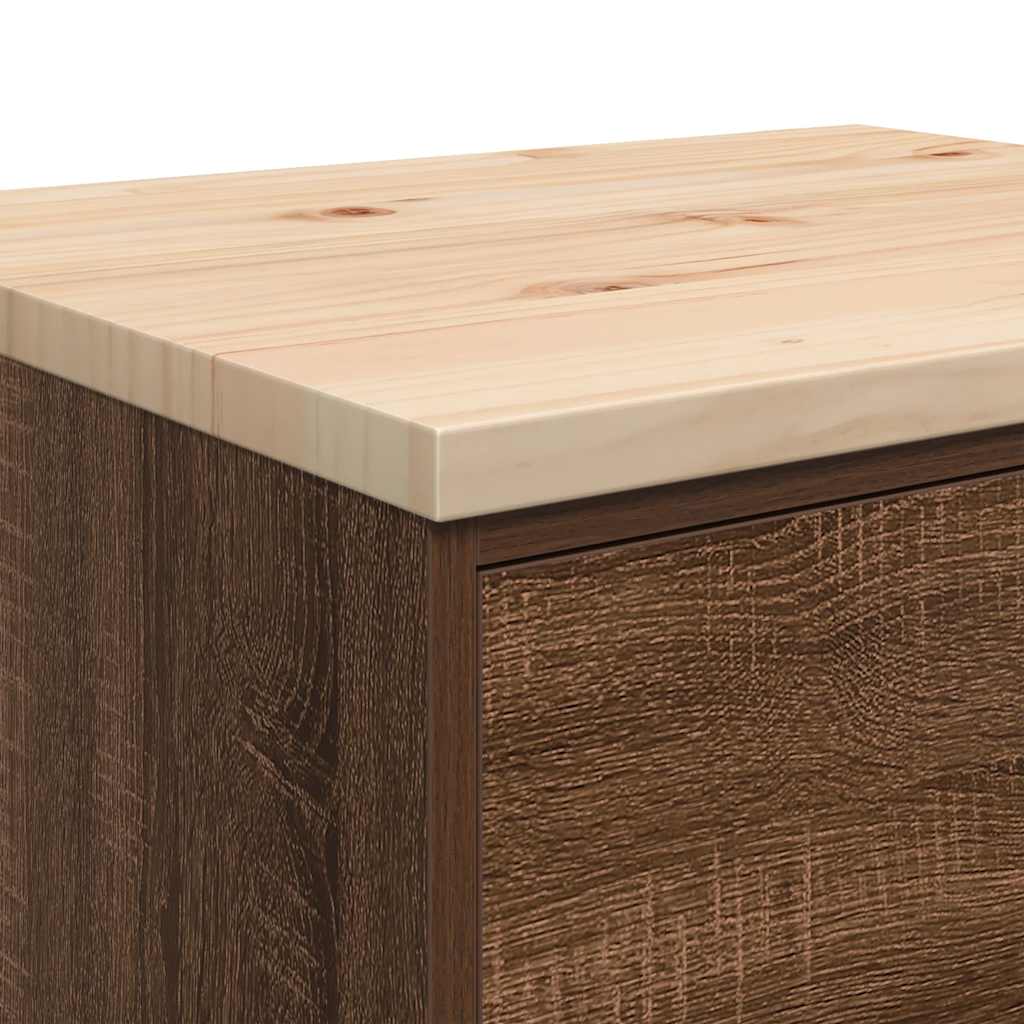 ντουλάπι αποθήκευσης γκαράζ 60x51x85 εκ μασίφ ξύλο πεύκο - Pakobazaar