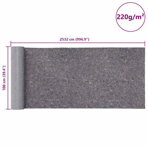 Αντιολισθητικό μαλλί ζωγράφου 25 m 220 g/m² Γκρι