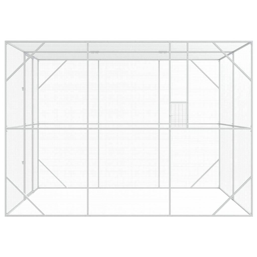 Κλουβί Πουλιών Ανθρακί 210 x 304 x 213 εκ Επικαλυμμένος Χάλυβας