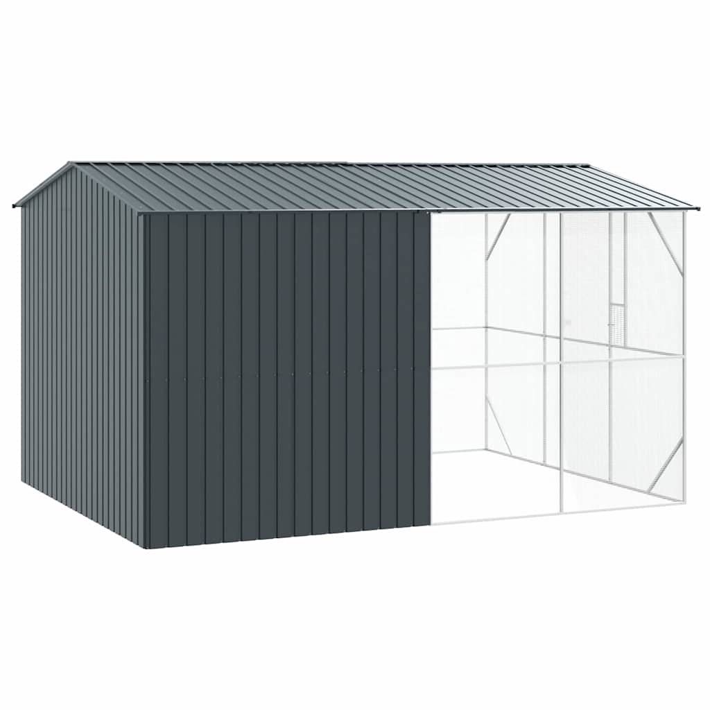 Κλουβί Πουλιών Ανθρακί 430 x 310 x 247 εκ Επικαλυμμένος Χάλυβας - Pakobazaar