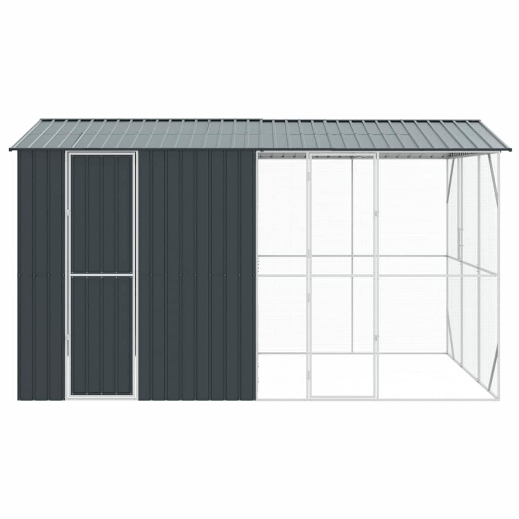 Κλουβί Πουλιών Ανθρακί 430 x 310 x 247 εκ Επικαλυμμένος Χάλυβας - Pakobazaar