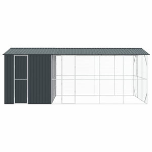 Κλουβί Πουλιών Ανθρακί 645 x 310 x 247 εκ Επικαλυμμένος Χάλυβας