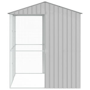 Κλουβί Πουλιών Γκρι 215 x 210 x 247 εκ. Επικαλυμμένος Χάλυβας - Pakobazaar