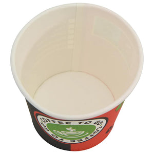 Χάρτινα ποτήρια καφέ με καπάκια 1000 τεμάχια 4oz 120ml - Pakobazaar
