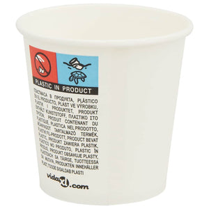Χάρτινα ποτήρια καφέ με καπάκια 1000 τεμάχια 4oz 100ml - Pakobazaar