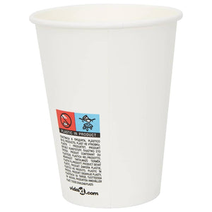 Χάρτινα ποτήρια καφέ με καπάκια 1000 τεμάχια 12oz 300ml