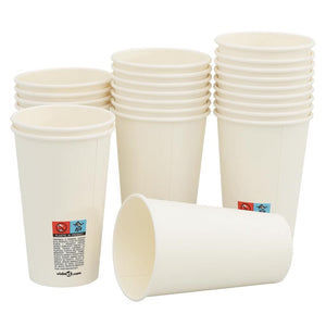 Χάρτινα ποτήρια καφέ με καπάκια 1000 τεμάχια 16oz 400ml - Pakobazaar