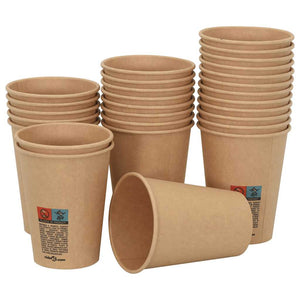 Χάρτινα ποτήρια καφέ με καπάκια 1000 τεμάχια 12oz 300ml