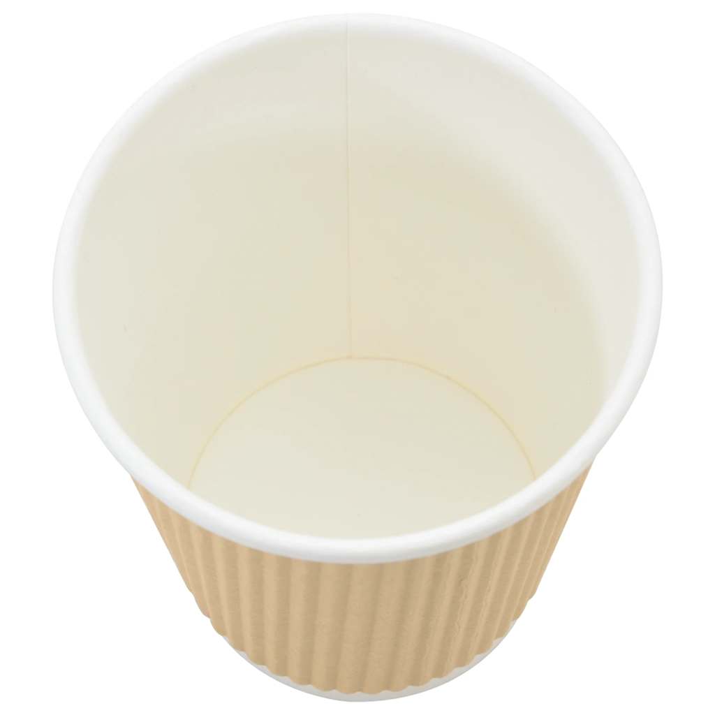 Χάρτινα ποτήρια καφέ με καπάκια 1000 τεμάχια 8oz 200ml - Pakobazaar