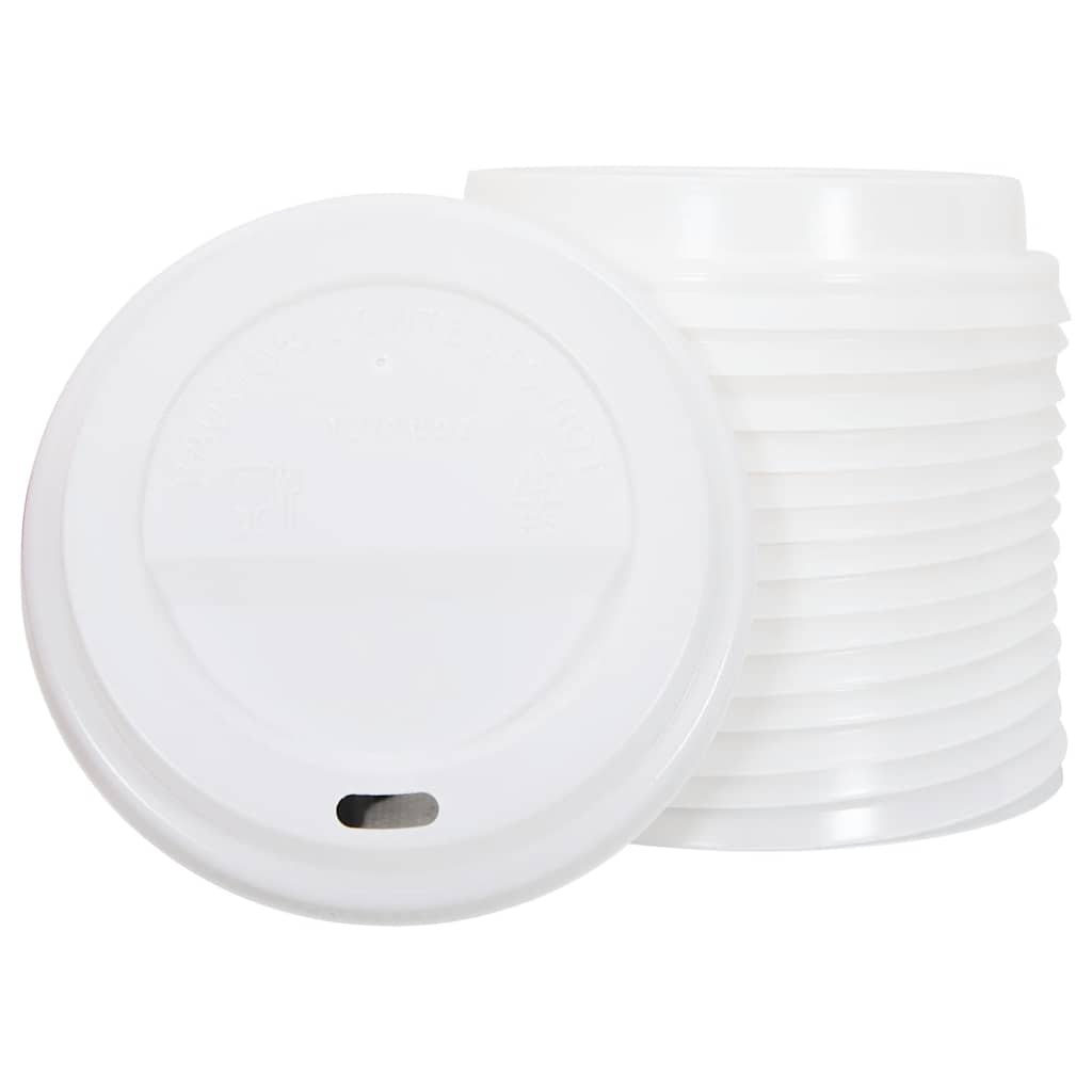 Χάρτινα ποτήρια καφέ με καπάκια 1000 τεμάχια 12oz 300ml - Pakobazaar
