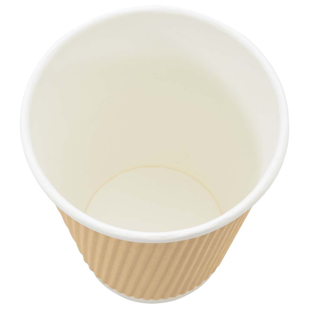 Χάρτινα ποτήρια καφέ με καπάκια 1000 τεμάχια 12oz 300ml - Pakobazaar